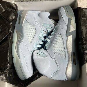 Women’s Air Jordan 5 Retro ice blue graphite 7.5W